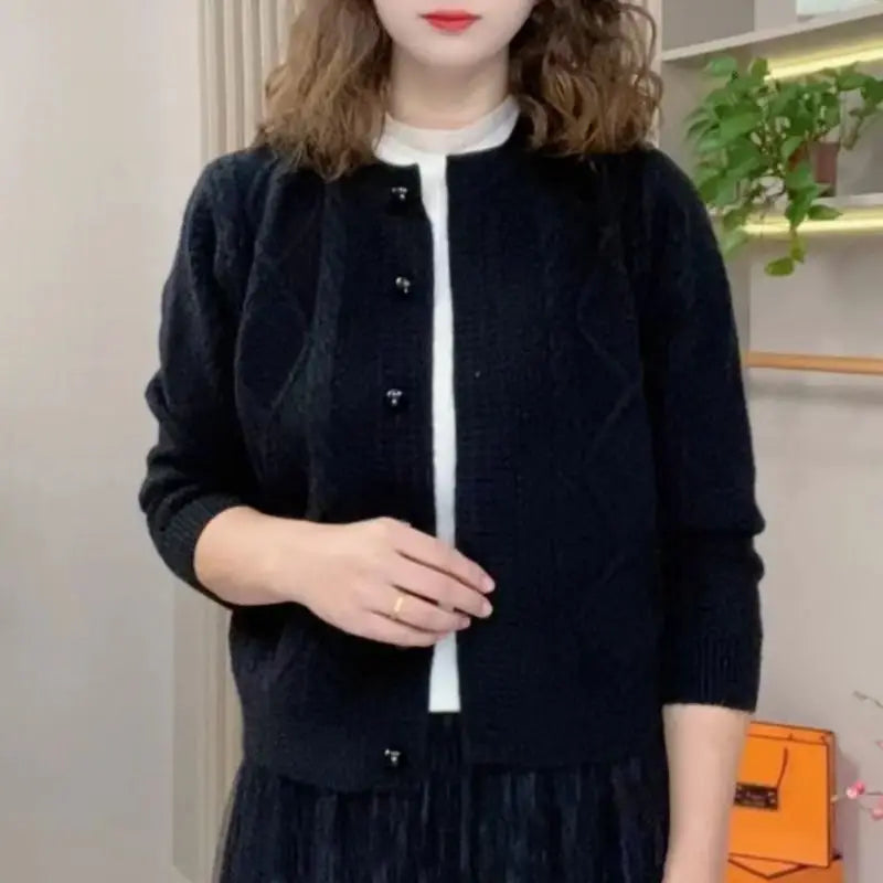 Cardigan tricoté en maille