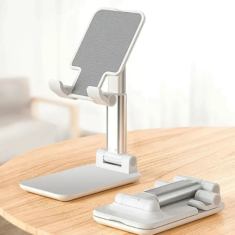 Support Bureau Ajustable - Porte Téléphone et Tablette Élégant, Design Épuré