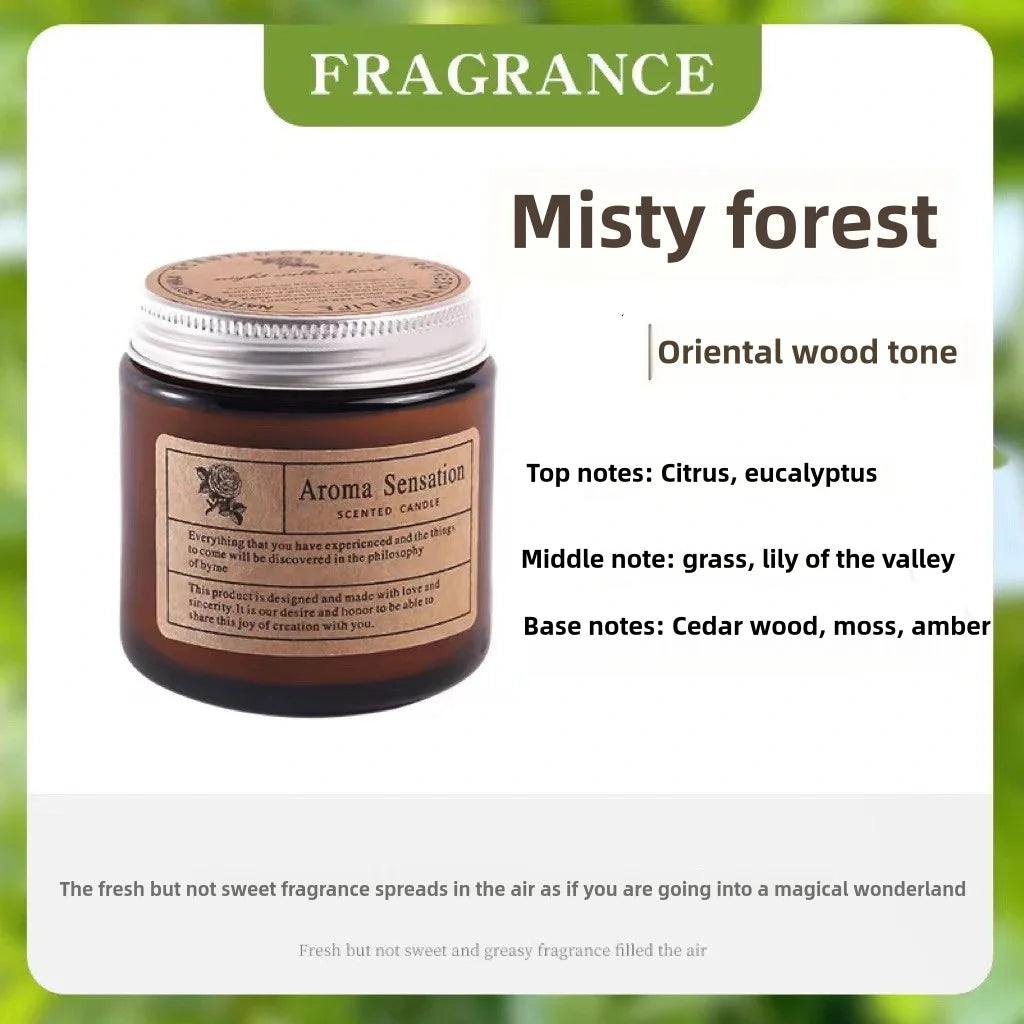 Bougie Parfumée Soja Sans Fumée - Huiles Essentielles Poire Anglaise Freesia - Décoration Luxe