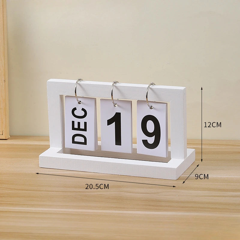 Calendrier de Bureau Minimaliste - Vue Quotidienne, Design Campus Chic pour Bureau et Maison
