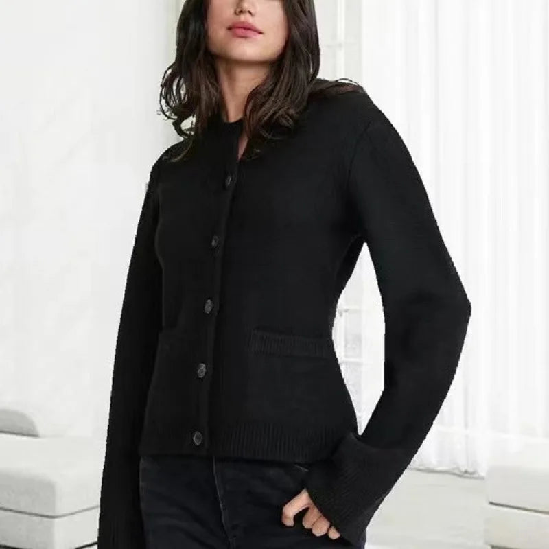 Cardigan Étudiant - Veste Longue Tricot Cozy Automne