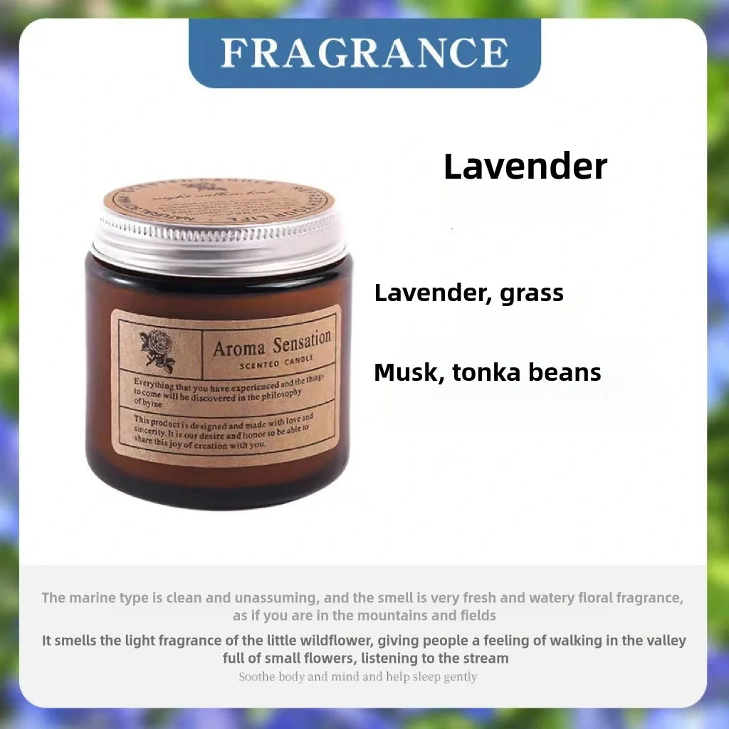 Bougie Parfumée Soja Sans Fumée - Huiles Essentielles Poire Anglaise Freesia - Décoration Luxe