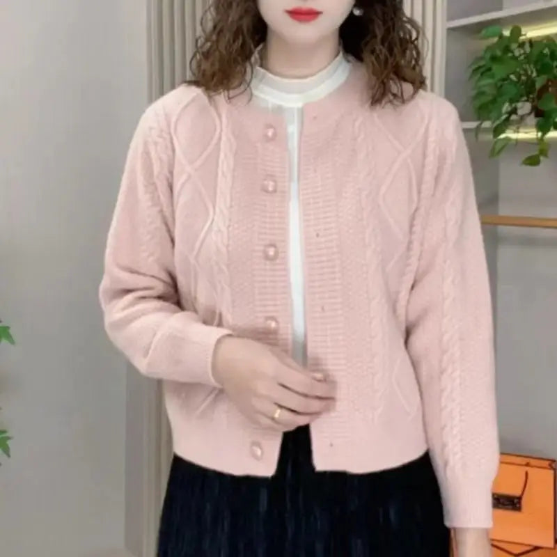Cardigan tricoté en maille