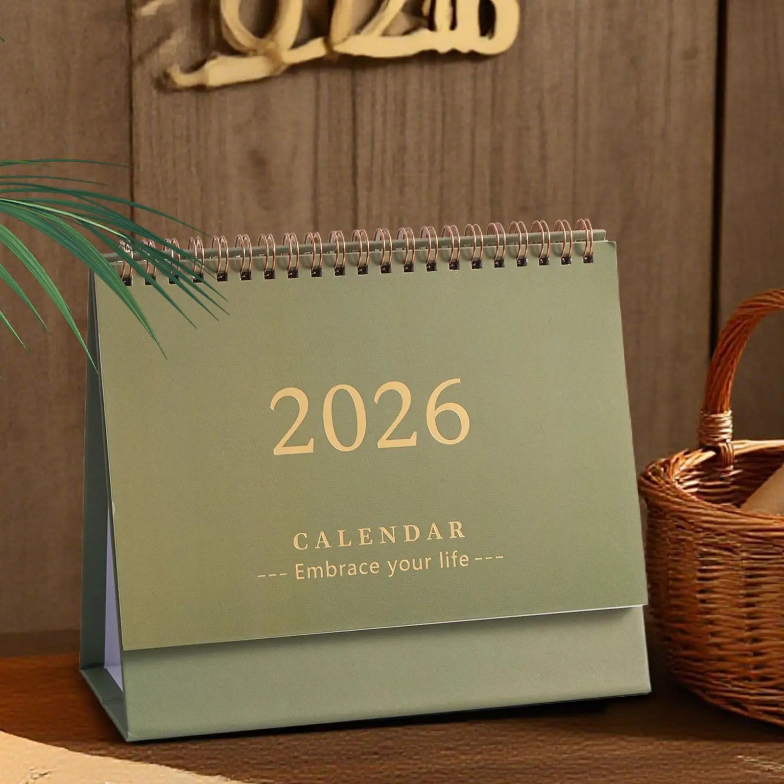 Calendrier de Bureau 2026 - Style Minimaliste, Compagnon Quotidien pour Planifier vos Rêves