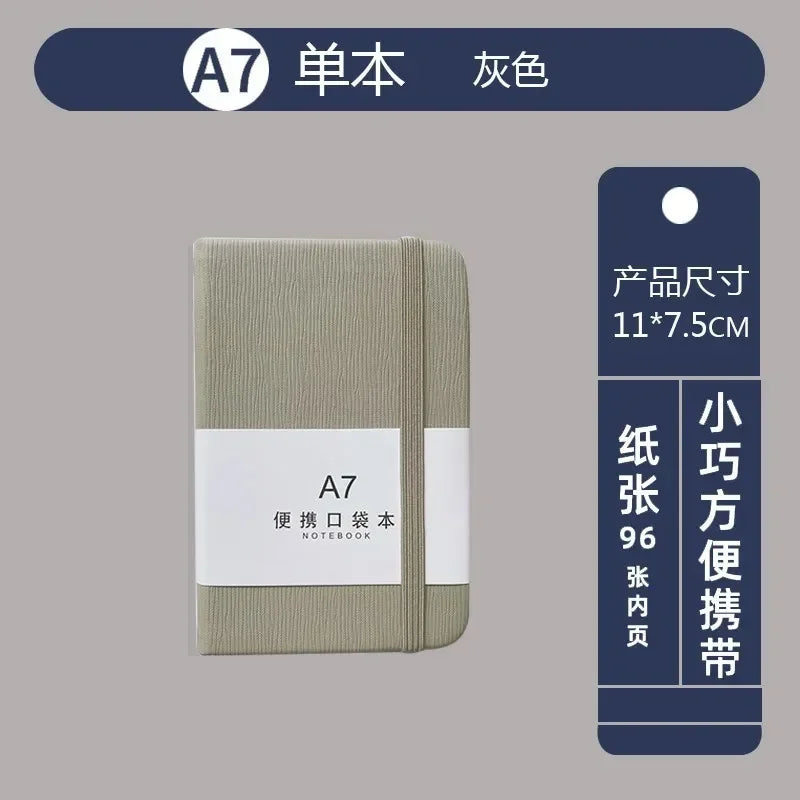 Carnet A7 Mini - Bloc-Notes de Poche 96 Pages