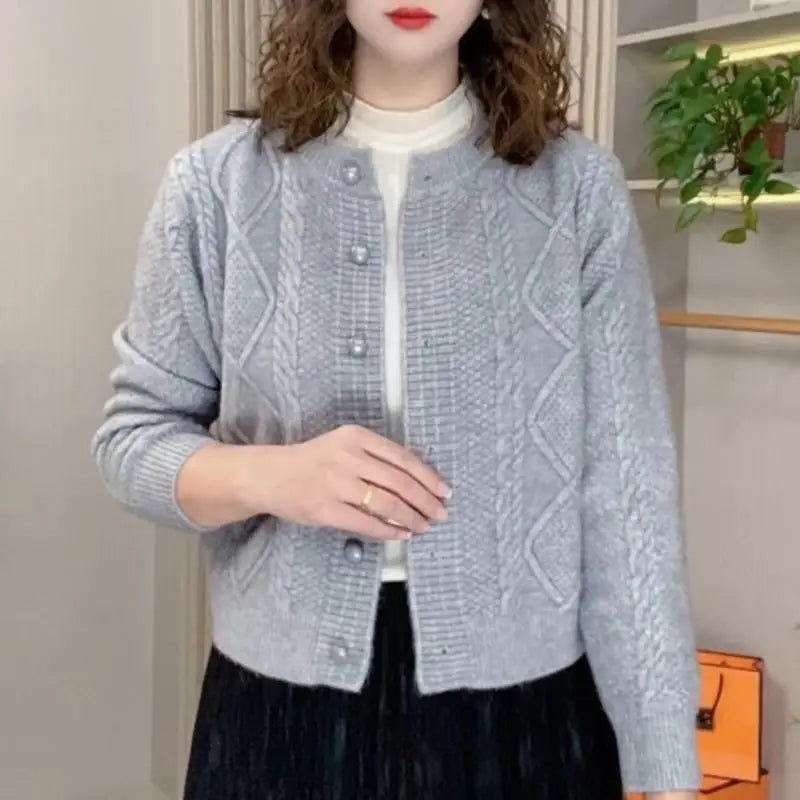 Cardigan tricoté en maille