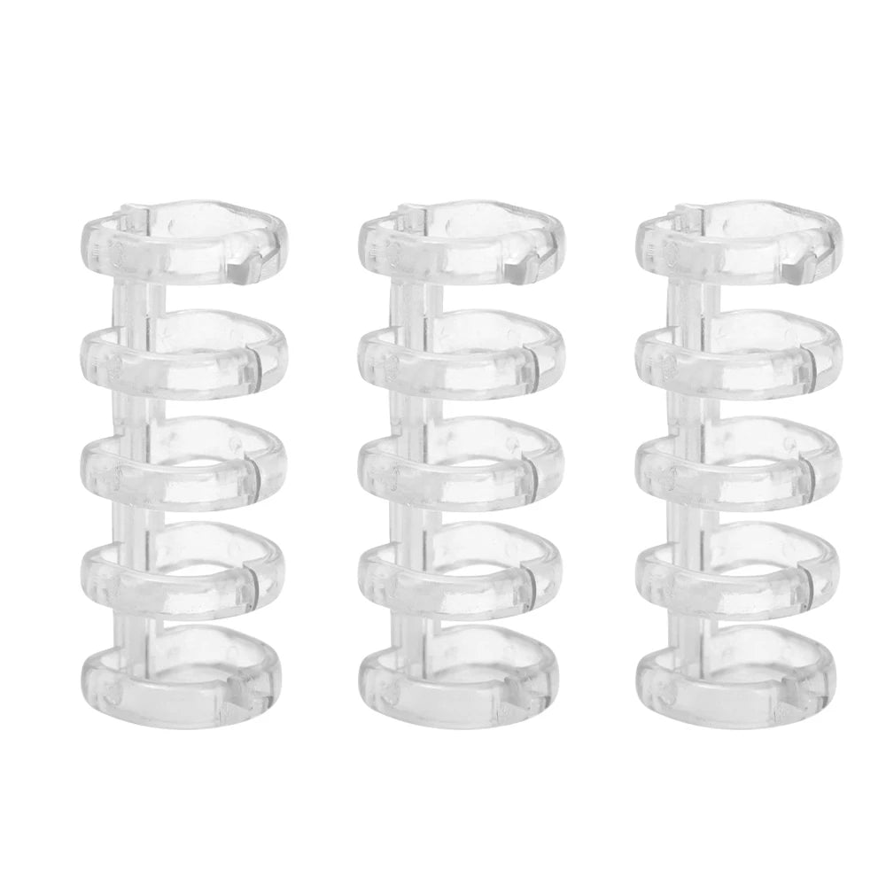 Anneaux de Reliure Amovibles - Clips Spirale pour Carnets et Classeurs, Fournitures Bureau Étudiant