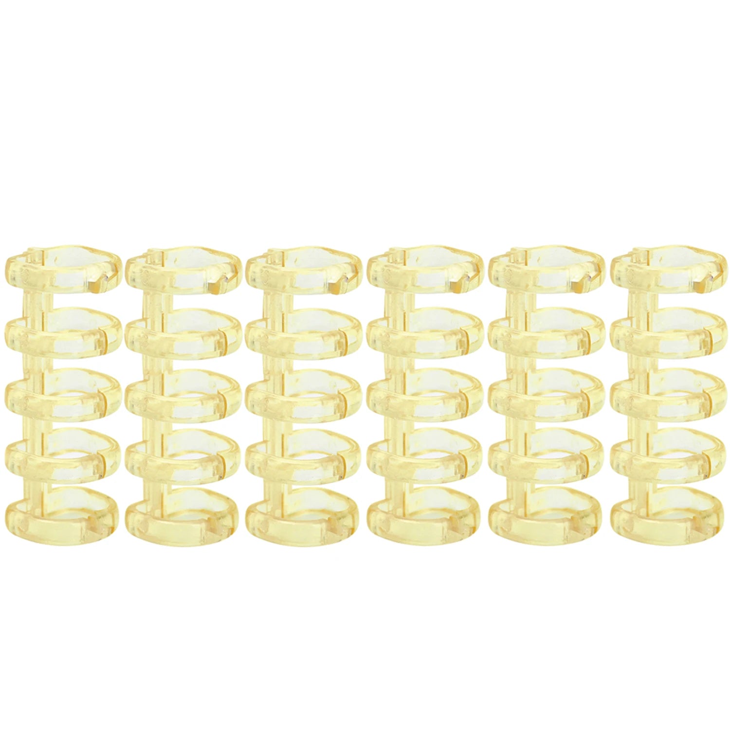 Anneaux de Reliure Amovibles - Clips Spirale pour Carnets et Classeurs, Fournitures Bureau Étudiant