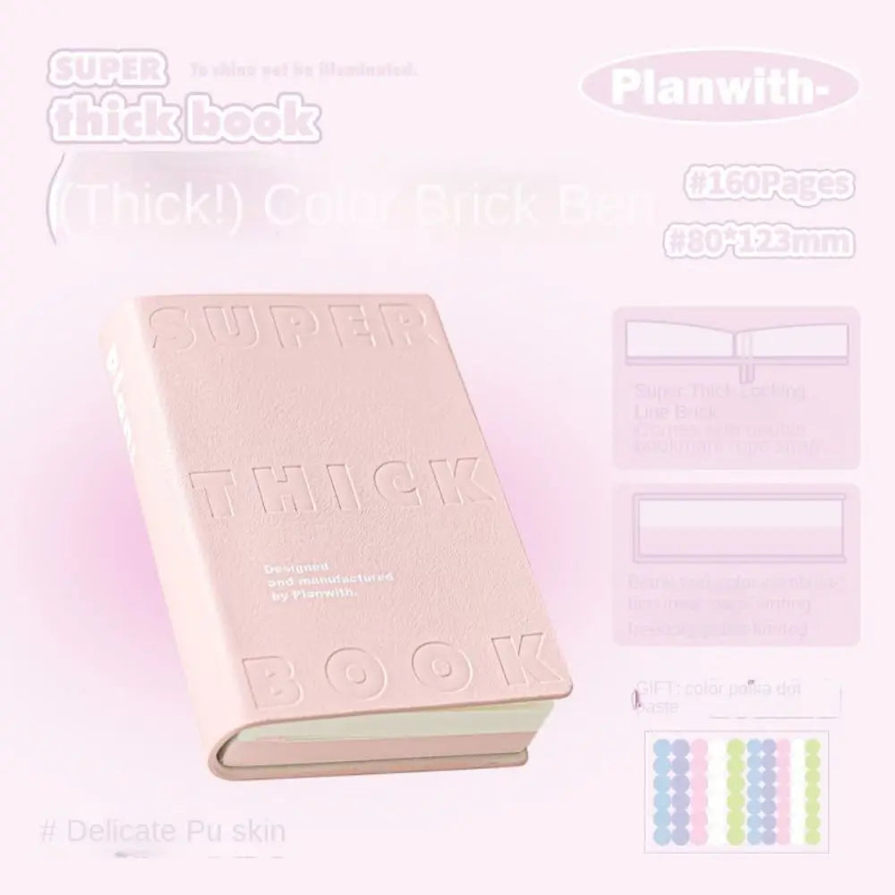 Carnet de Poche similicuir Minimaliste - Planner Étudiant Étanche