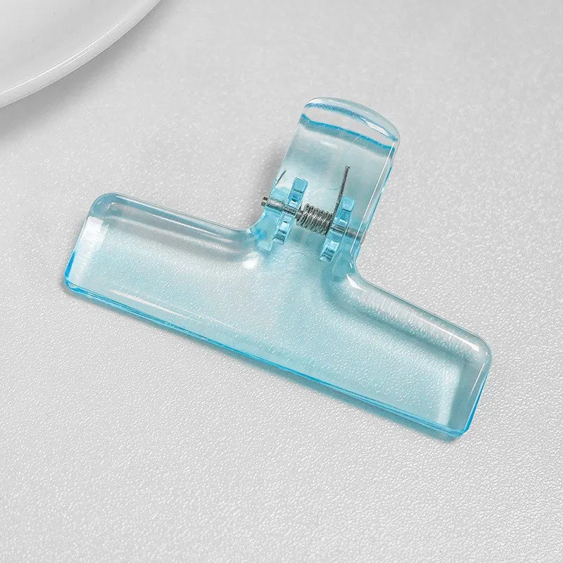 Clips Reliure Acrylique Colorés Transparents - Pinces Documents Planner, Organisateurs Bureau Étudiant