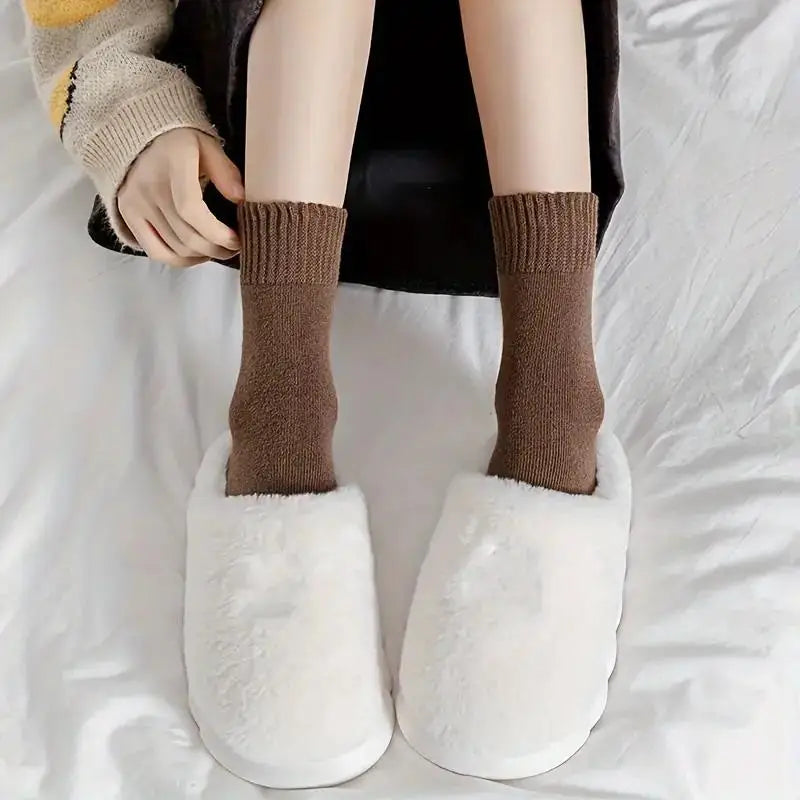 Coffret Cocooning – 5 paires de chaussettes douces et chaudes