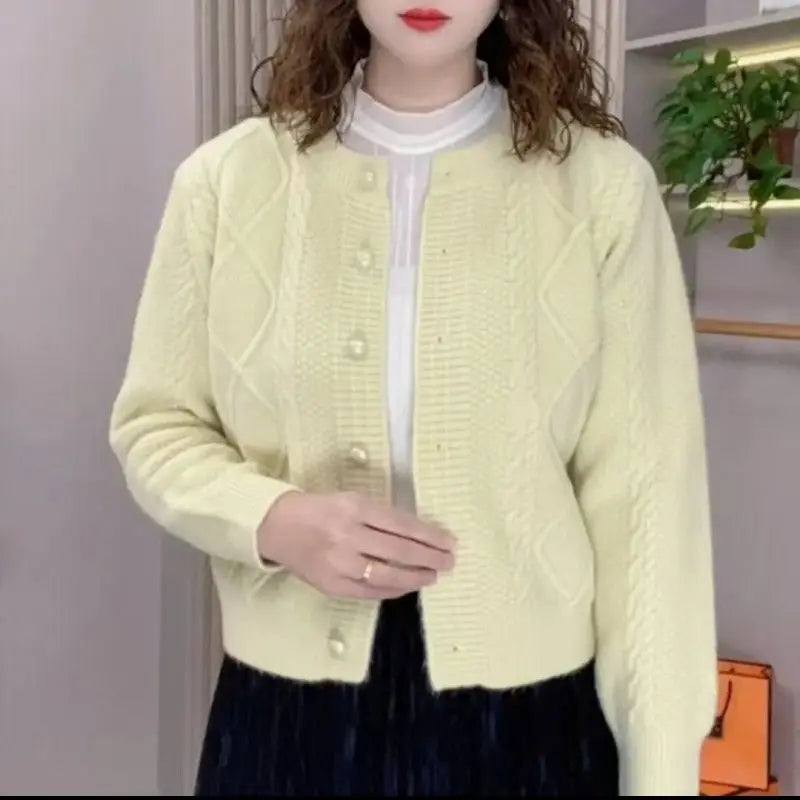 Cardigan tricoté en maille