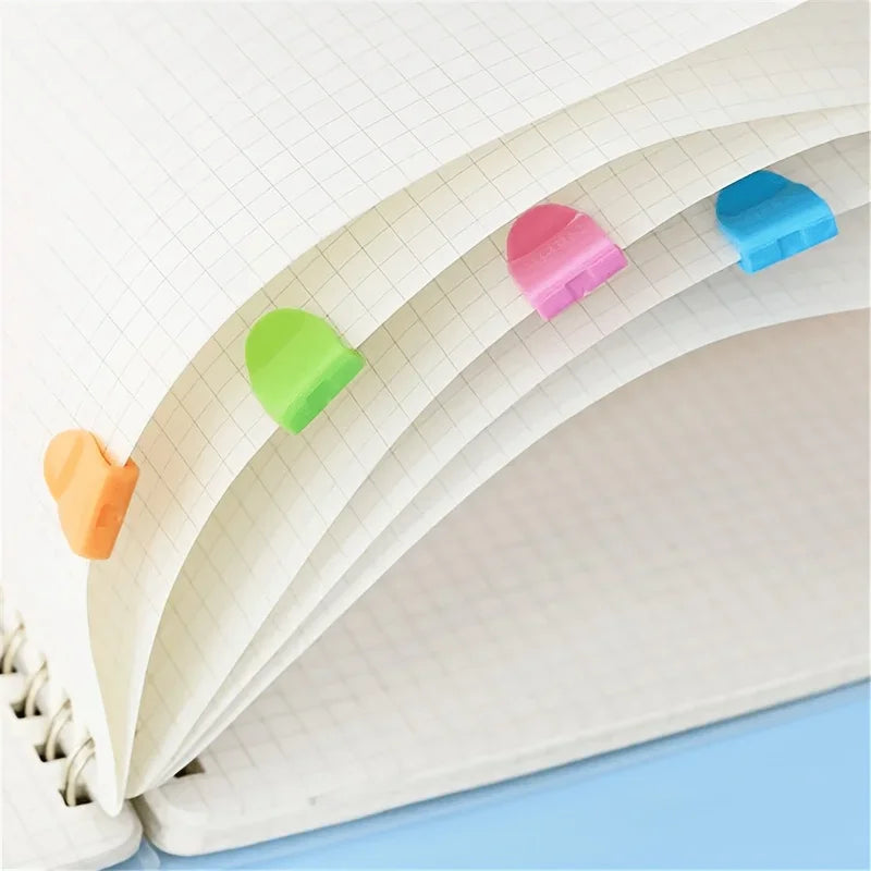 Set 20 Clips Marque-Pages Colorés - Signets Documents et Livres, Organisateurs Coin de Page