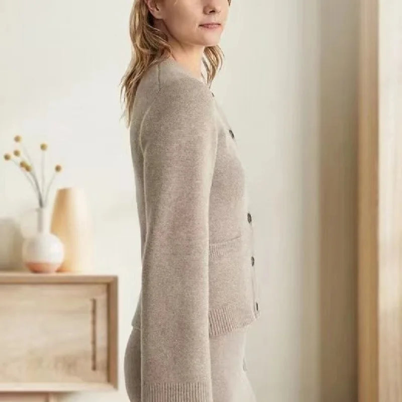 Cardigan Étudiant - Veste Longue Tricot Cozy Automne