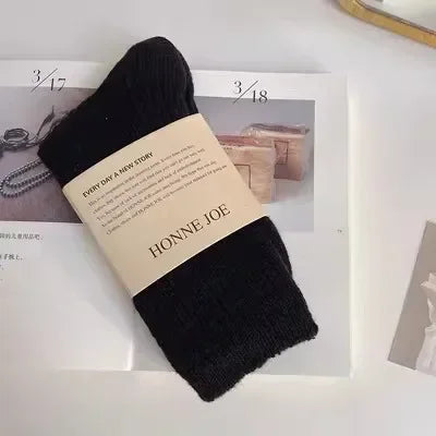 Chaussettes Femme Coton Épais - Chaudes Hiver Maison