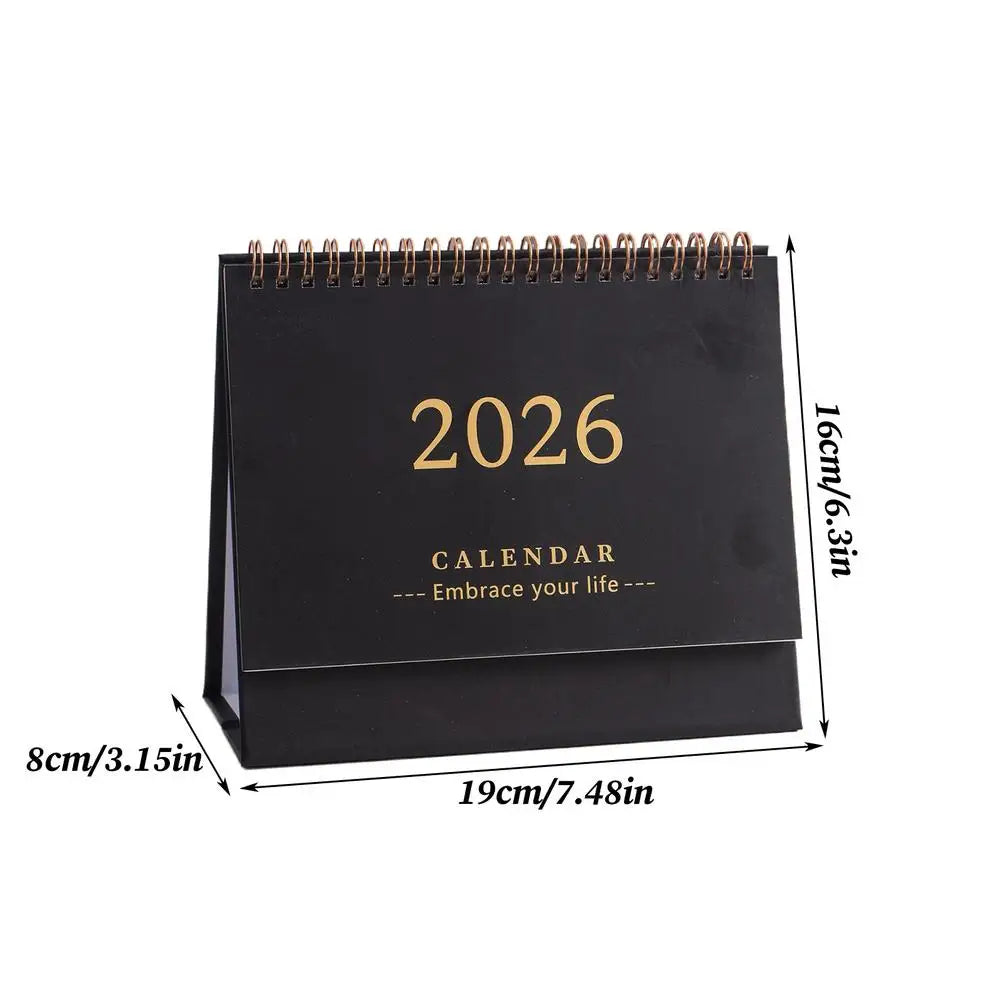 Calendrier de Bureau 2026 - Style Minimaliste, Compagnon Quotidien pour Planifier vos Rêves