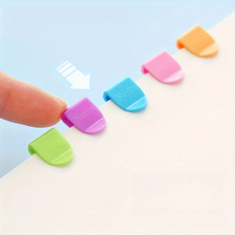 Set 20 Clips Marque-Pages Colorés - Signets Documents et Livres, Organisateurs Coin de Page