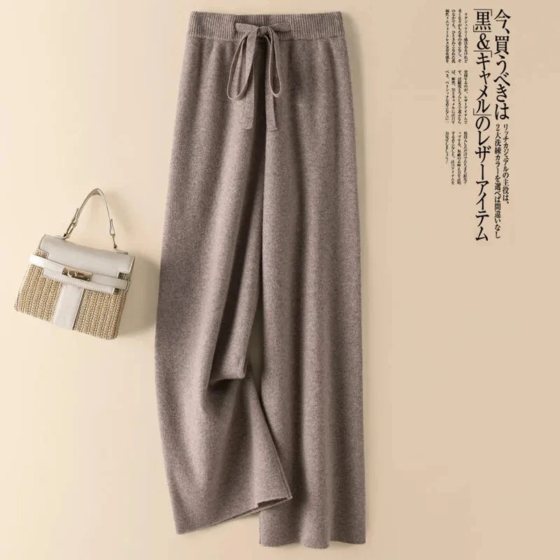 Pantalon tricoté cocooning