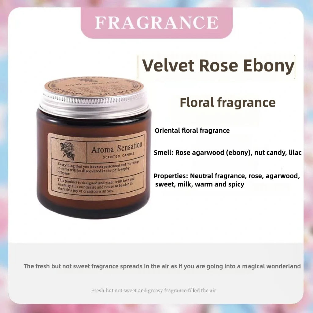 Bougie Parfumée Soja Sans Fumée - Huiles Essentielles Poire Anglaise Freesia - Décoration Luxe