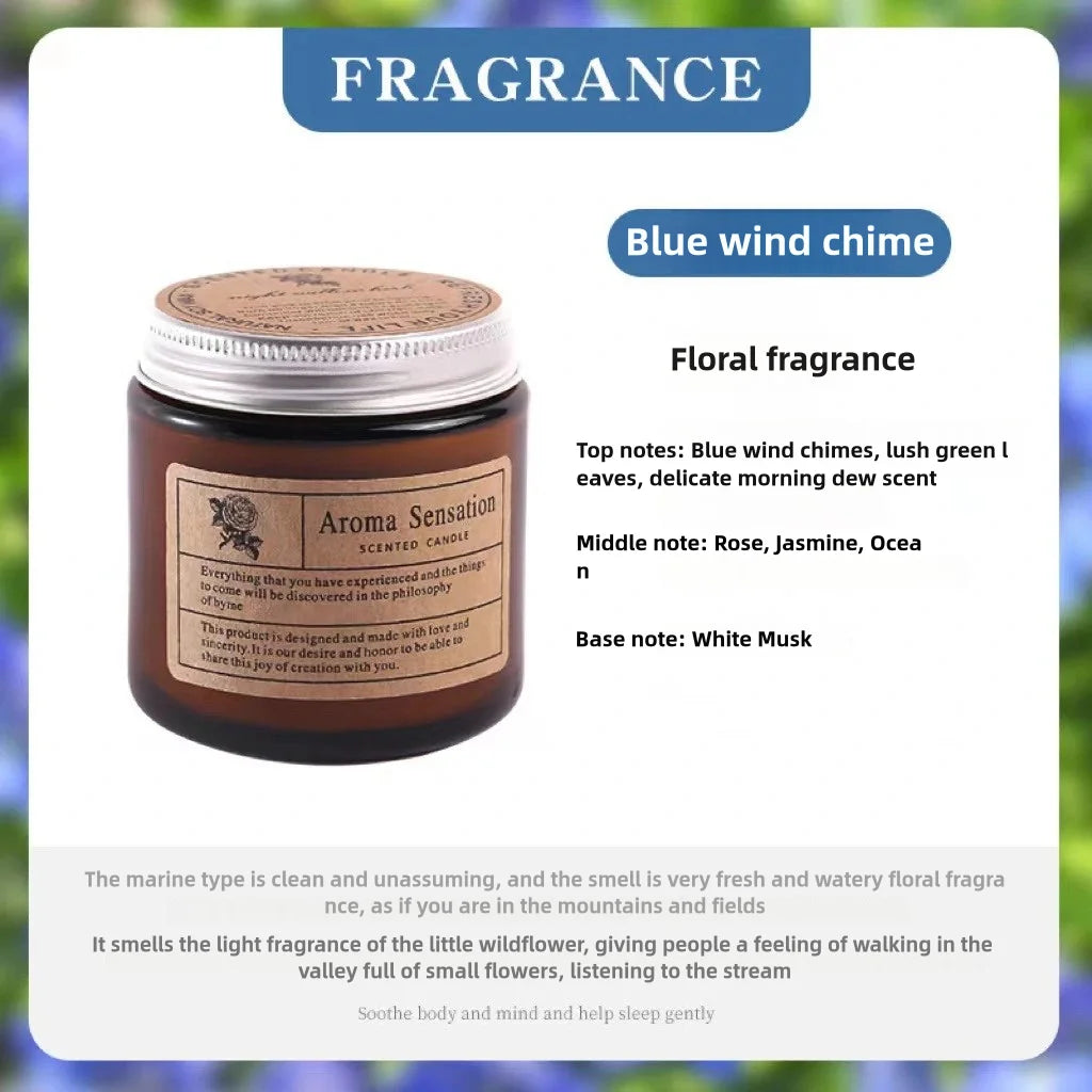 Bougie Parfumée Soja Sans Fumée - Huiles Essentielles Poire Anglaise Freesia - Décoration Luxe