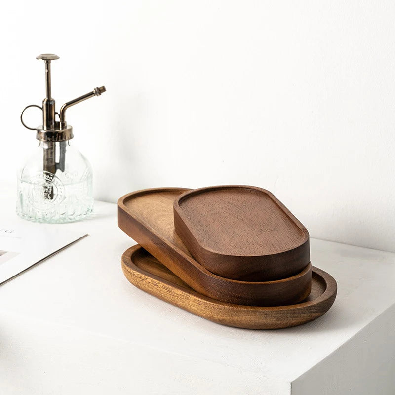 Plateau Organisateur Bois Massif - Workspace Cozy Minimaliste - Bureau Étudiant Révisions