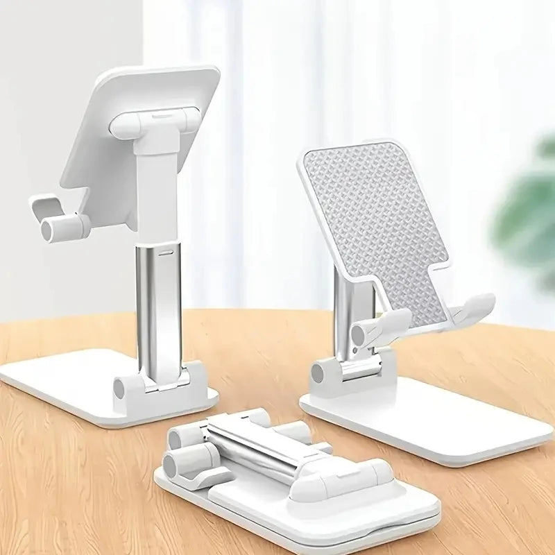 Support Bureau Ajustable - Porte Téléphone et Tablette Élégant, Design Épuré