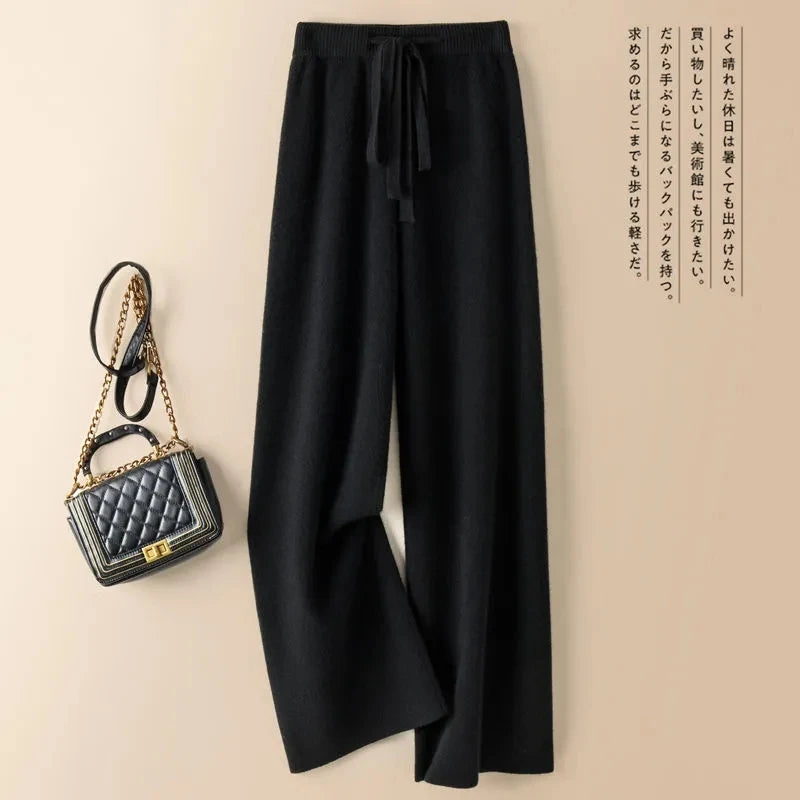 Pantalon tricoté cocooning