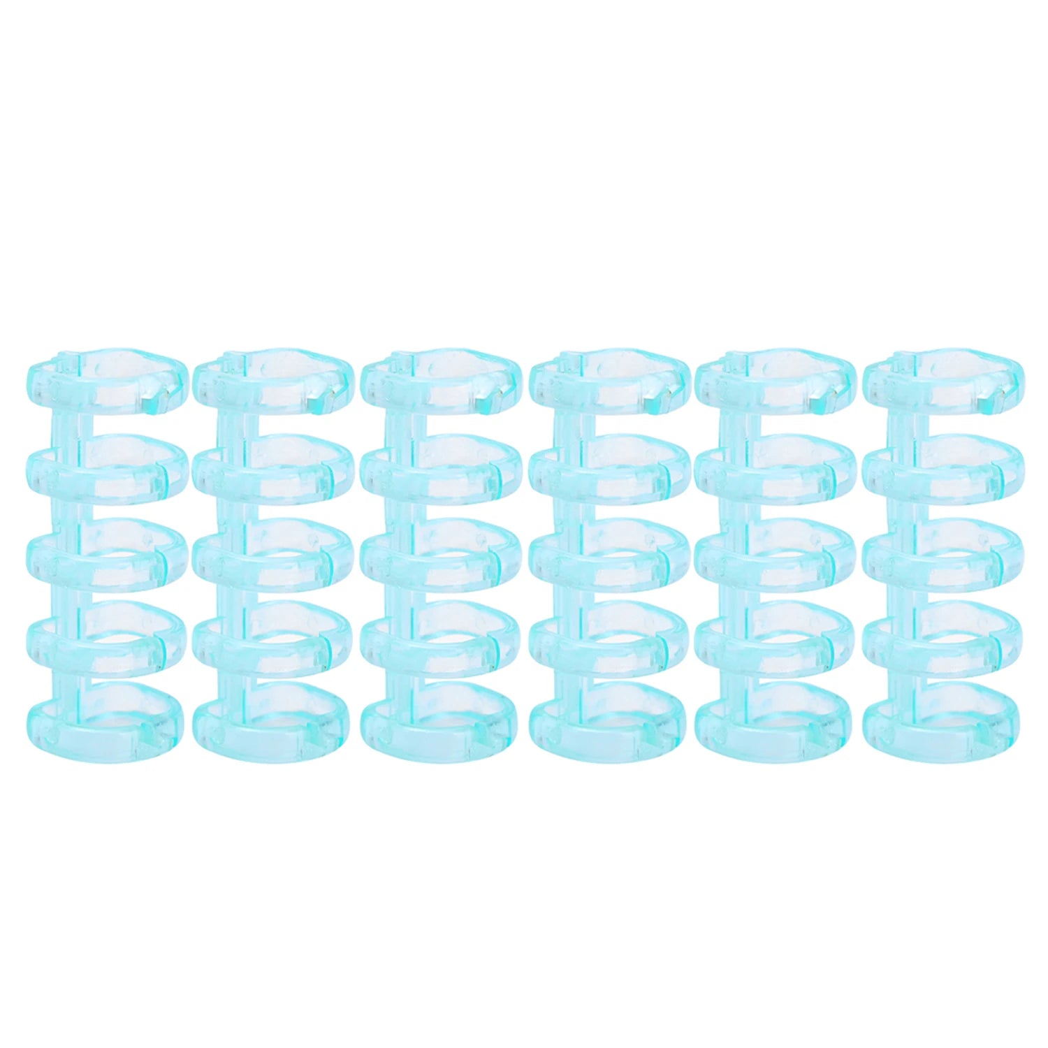 Anneaux de Reliure Amovibles - Clips Spirale pour Carnets et Classeurs, Fournitures Bureau Étudiant