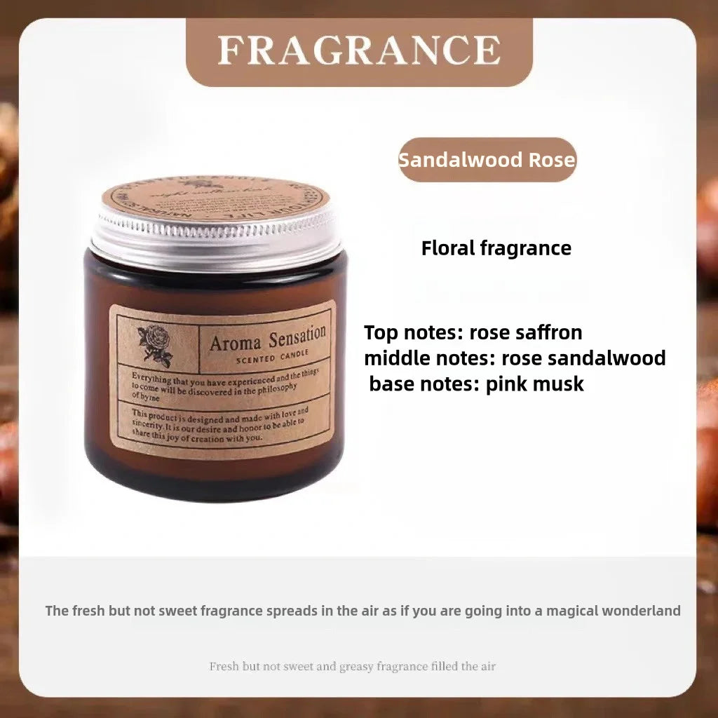 Bougie Parfumée Soja Sans Fumée - Huiles Essentielles Poire Anglaise Freesia - Décoration Luxe