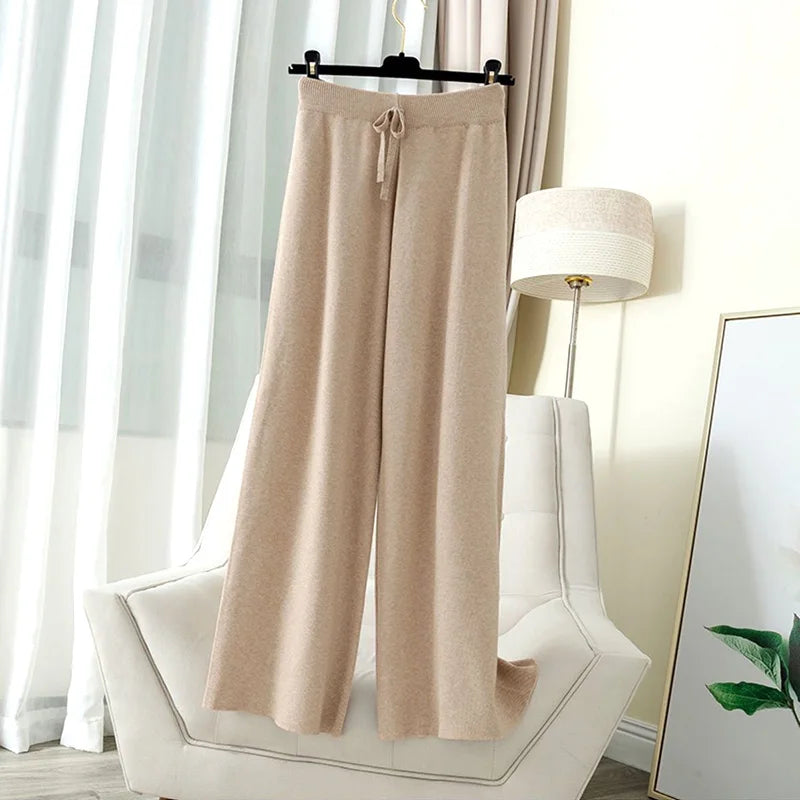 Pantalon tricoté cocooning