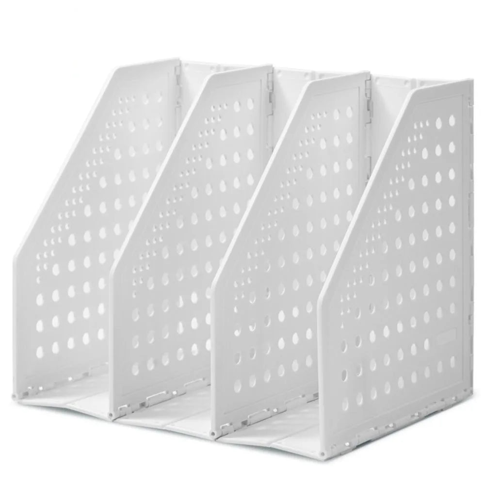 Organisateur de Bureau Rétractable - Range-Documents Pliable, Support Ajustable Livres et Fournitures