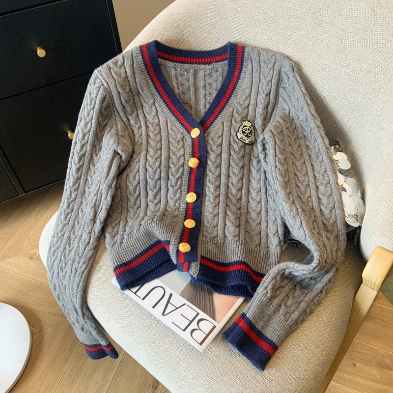 Pull Col V Mélange Cachemire - Automne Hiver 2024