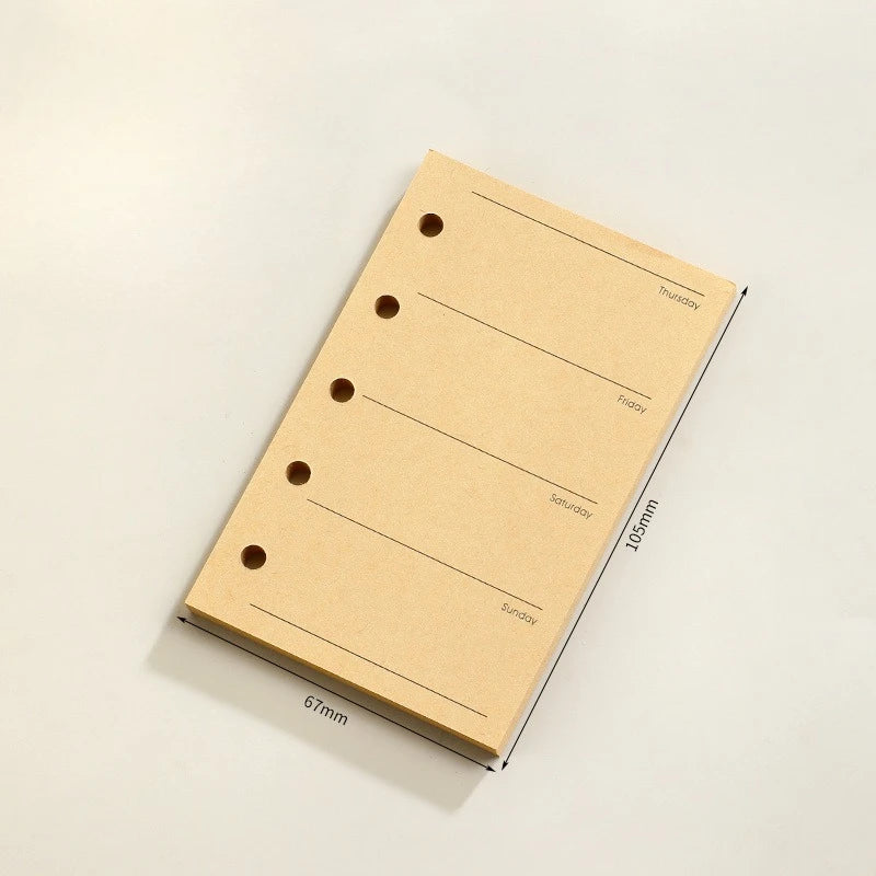 Recharges Carnet M5 - Feuilles Mobiles Spirale Quadrillées