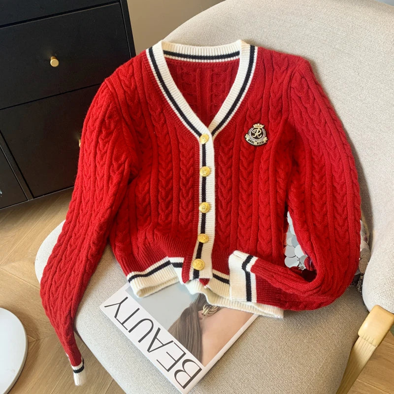 Pull Col V Mélange Cachemire - Automne Hiver 2024