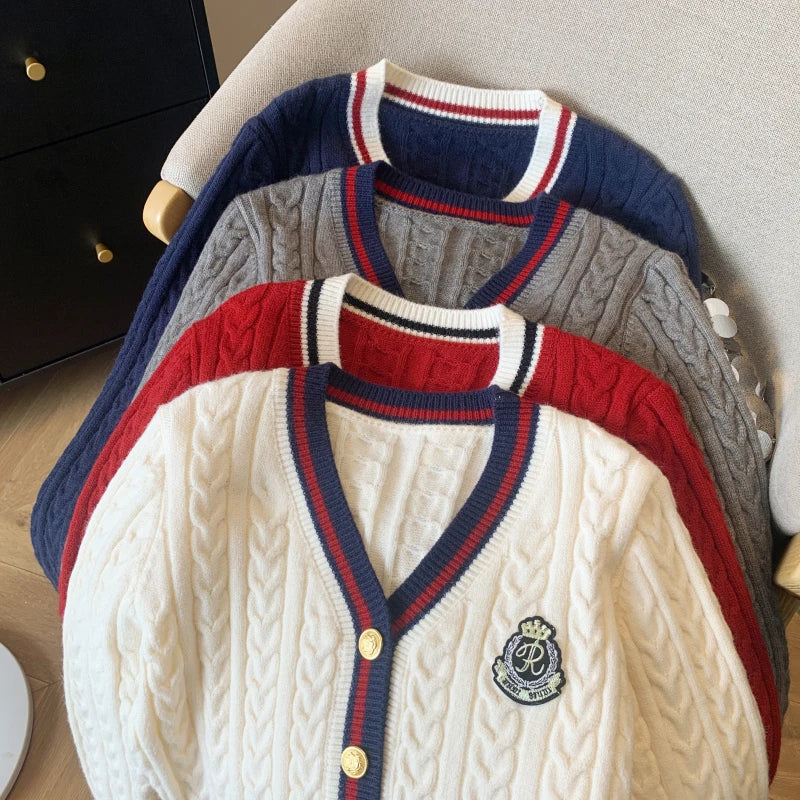 Pull Col V Mélange Cachemire - Automne Hiver 2024