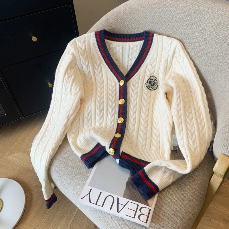 Pull Col V Mélange Cachemire - Automne Hiver 2024