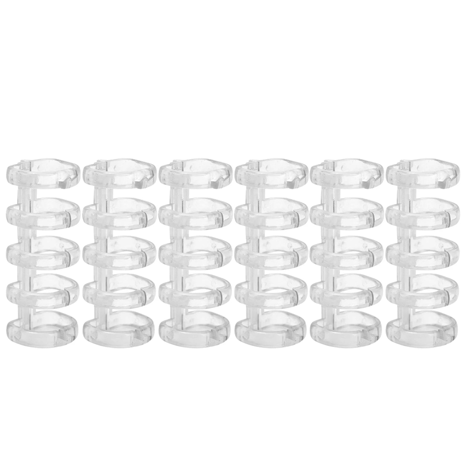 Anneaux de Reliure Amovibles - Clips Spirale pour Carnets et Classeurs, Fournitures Bureau Étudiant
