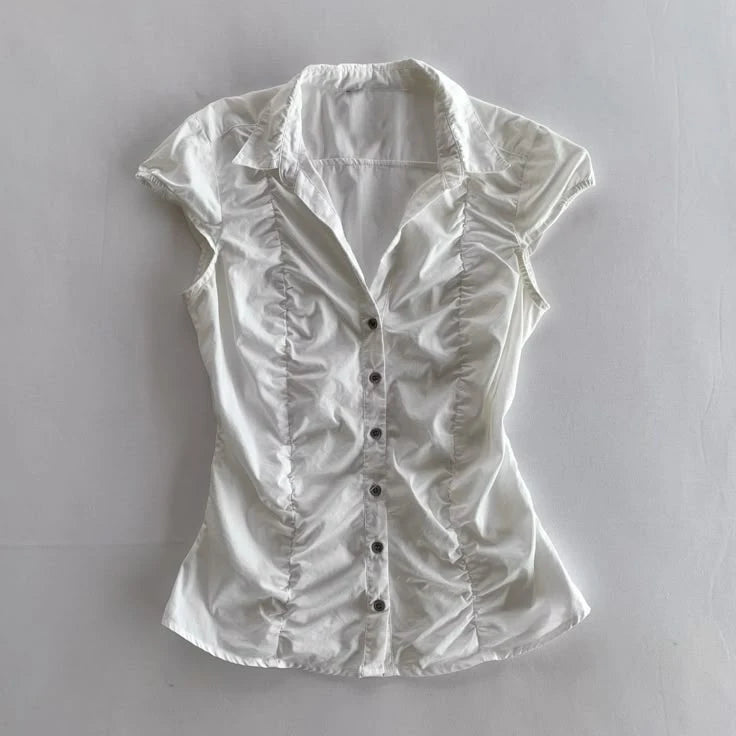 T-Shirt Femme Rétro 90s - Haut Manches Longues Bordure Dentelle, Style Street Chic