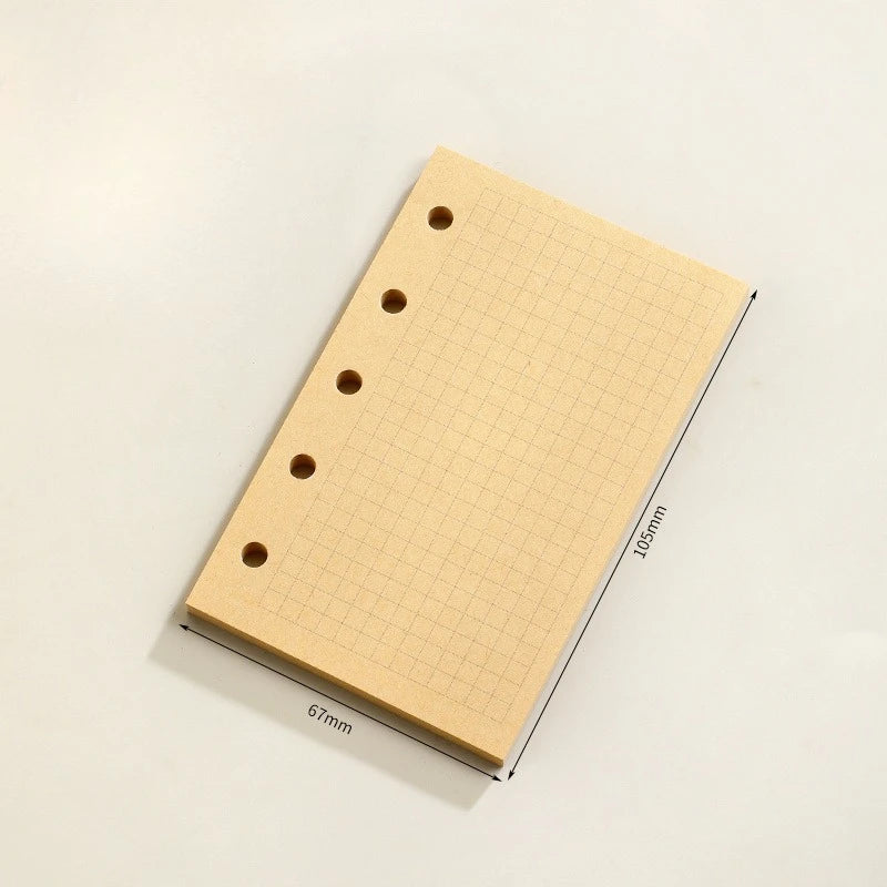 Recharges Carnet M5 - Feuilles Mobiles Spirale Quadrillées