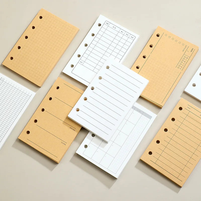 Recharges Carnet M5 - Feuilles Mobiles Spirale Quadrillées