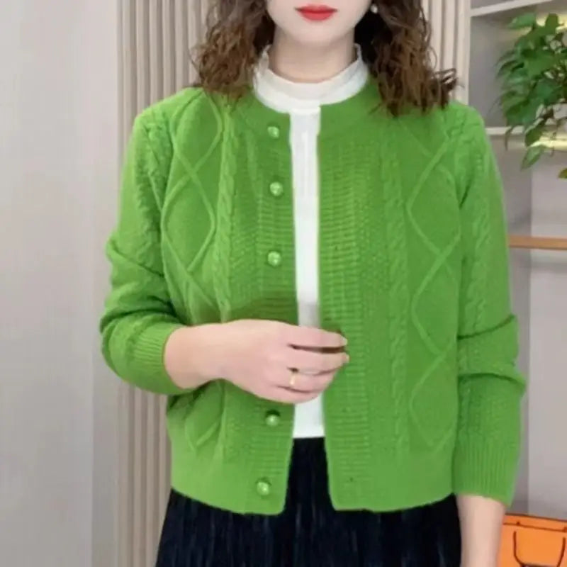 Cardigan tricoté en maille