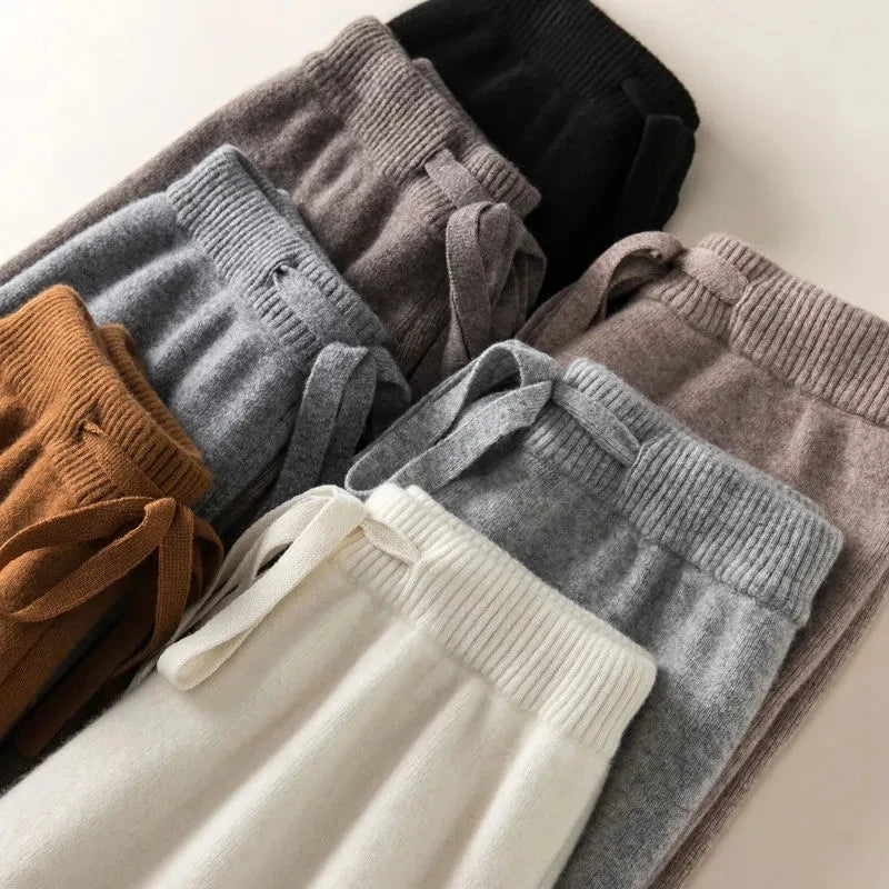 Pantalon tricoté cocooning