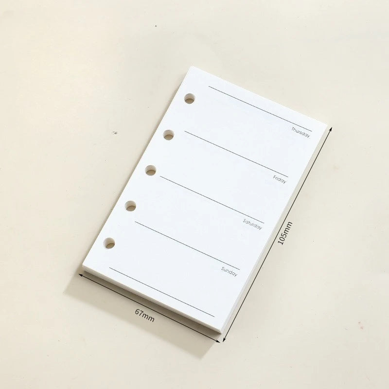Recharges Carnet M5 - Feuilles Mobiles Spirale Quadrillées