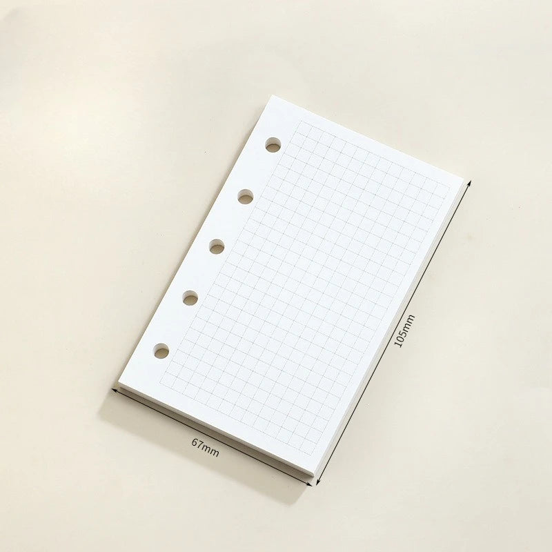 Recharges Carnet M5 - Feuilles Mobiles Spirale Quadrillées